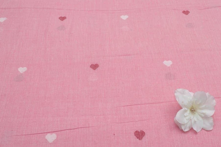 23926 (2) Authentic HandLoom Woven Design Flowy Soft Cotton Fabric - Image 2