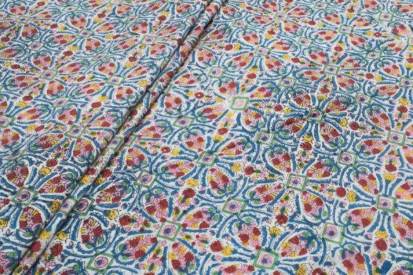 Pure Soft Cotton HandBlock Printed Fabric