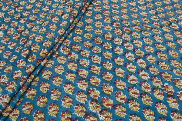 Pure Soft Cotton HandBlock Printed Fabric