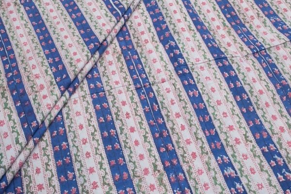 Pre-Cut 2.30m Pure Soft Cotton HandBlock Printed Fabric