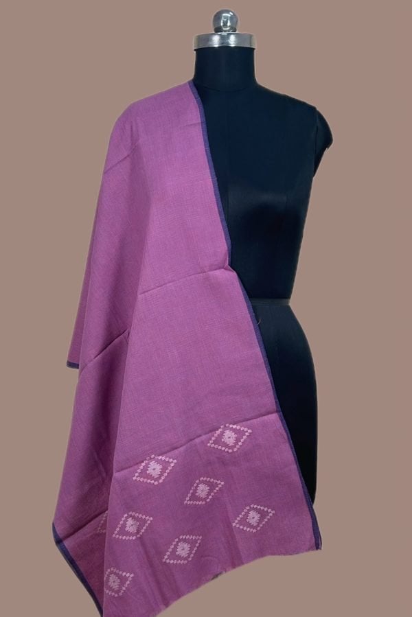 Authentic Handloom Woven Pure Soft Cotton Stole