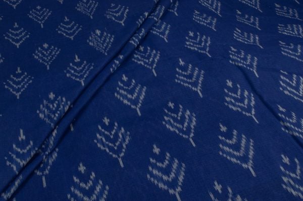 Pre-Cut 0.90m Mercerised Ikkat Soft Pure Cotton Fabric