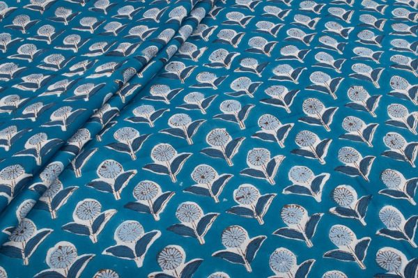Pure Soft Cotton HandBlock Printed Fabric