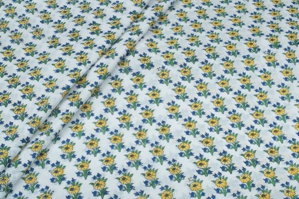 Pre-Cut 1.30m Pure Soft Cotton HandBlock Printed Fabric
