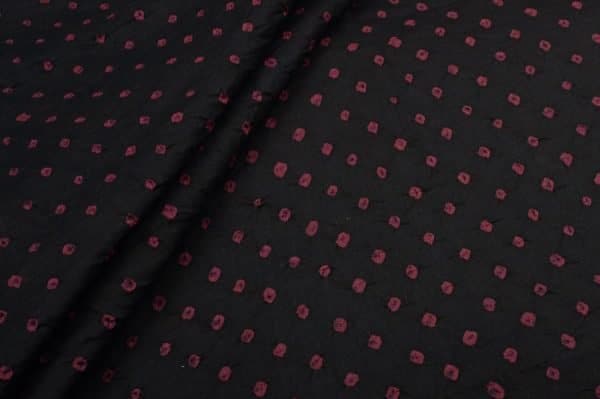 Bandhani Tie Dye 100% Pure Soft Cotton Satin Finish Fabric