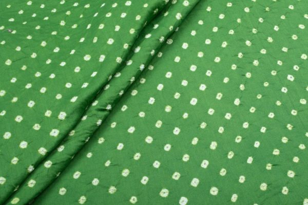 Bandhani Tie Dye 100% Pure Soft Cotton Satin Finish Fabric