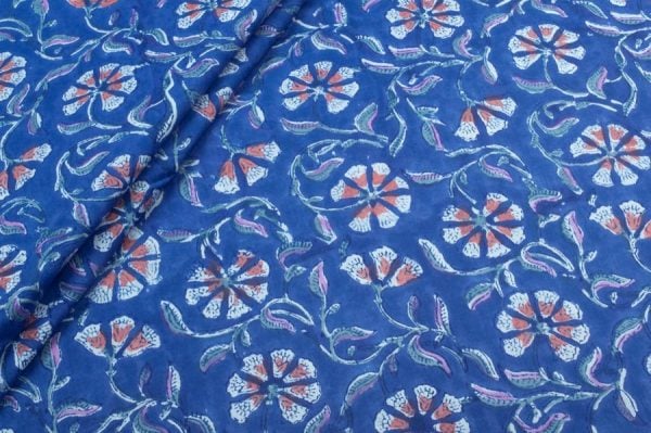 Pre-Cut 2m Pure Soft Cotton HandBlock Printed Fabric