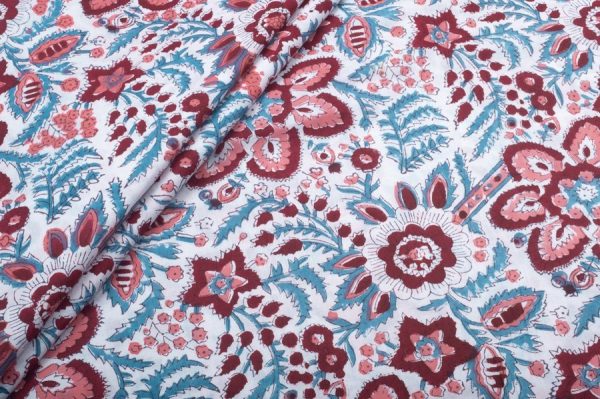 Pure Soft Cotton HandBlock Printed Fabric