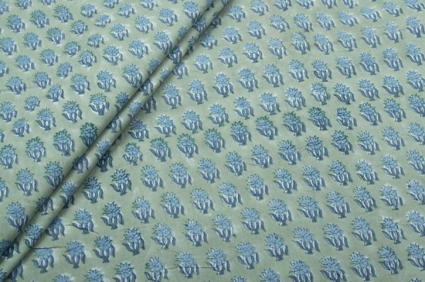 Pure Soft Cotton HandBlock Printed Fabric
