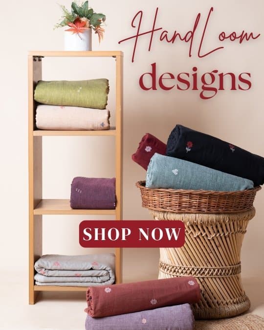 Jamdani handloom pure soft cotton fabric material sarees