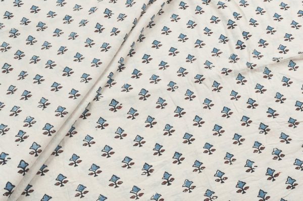 Ajrakh Pure Soft Cotton HandCrafted Fabric