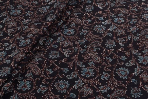 Pre-Cut 2m Ajrakh Pure Soft Cotton HandCrafted Fabric
