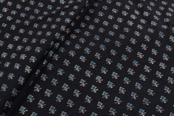 Ajrakh Pure Soft Cotton HandCrafted Fabric