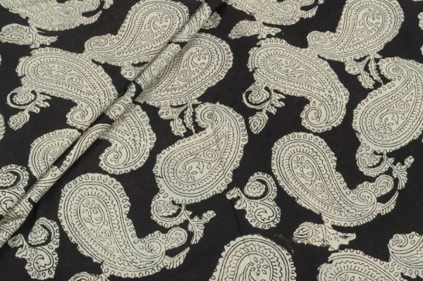 Pure Cotton Bagru Handblock Printed Fabric