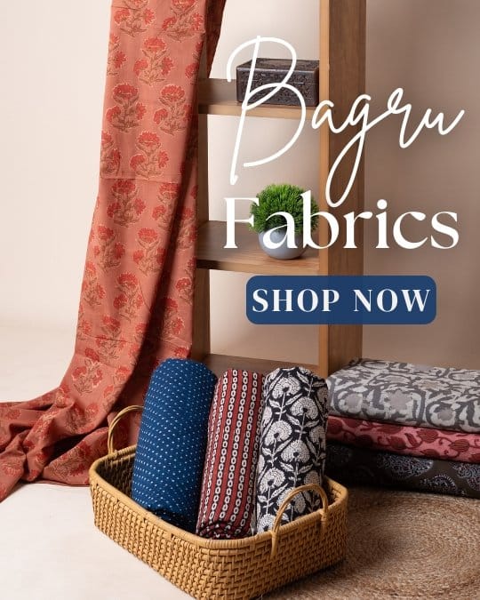 bagru blockprint cotton fabrics avagatasara.com