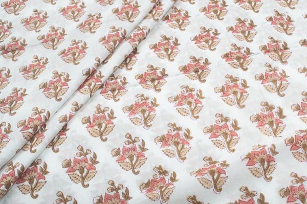 Pure Soft Cotton HandBlock Printed Fabric