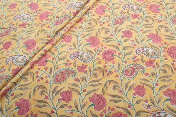 Pre-Cut 0.60m Pure Soft Cotton HandBlock Printed Fabric