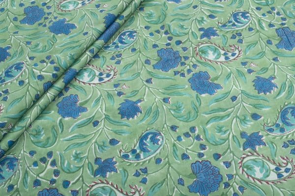 Pre-Cut 1m Pure Soft Cotton HandBlock Printed Fabric