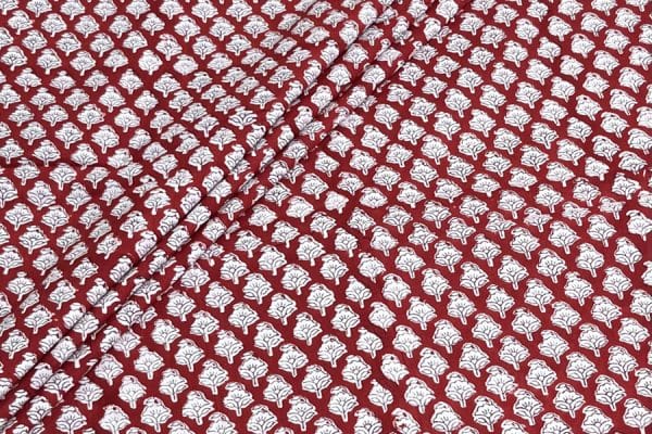 Pure Soft Cotton HandBlock Printed Fabric