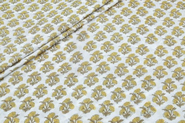 Pure Soft Cotton HandBlock Printed Fabric