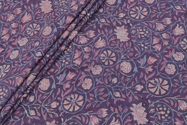 Pre-Cut 2m Pure Soft Cotton HandBlock Printed Fabric