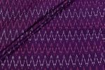 Byzantium Purple Mercerised Ikkat Soft Pure Cotton Fabric