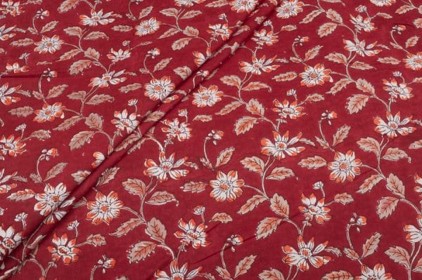 Pre-Cut 2.20m Pure Soft Cotton HandBlock Printed Fabric