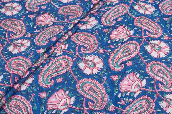 Pure Soft Cotton HandBlock Printed Fabric