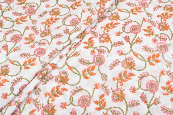 Pre-Cut 1.20m Pure Soft Cotton HandBlock Printed Fabric