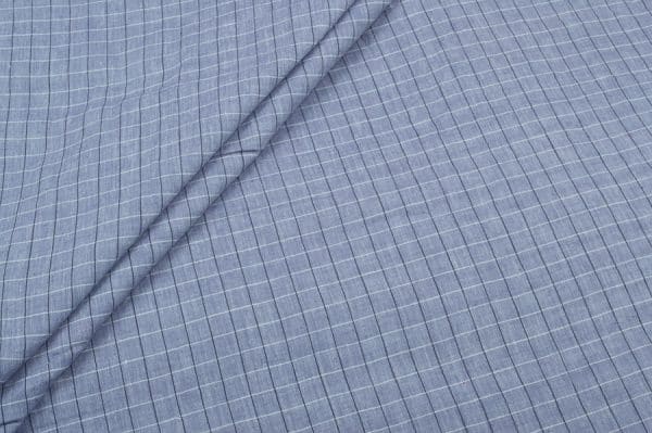 Authentic HandLoom Woven Checks Flowy Soft Cotton Fabric