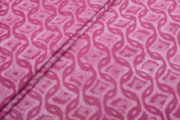 Pre-Cut 0.90m Pure Cotton Bagru Handblock Printed Fabric