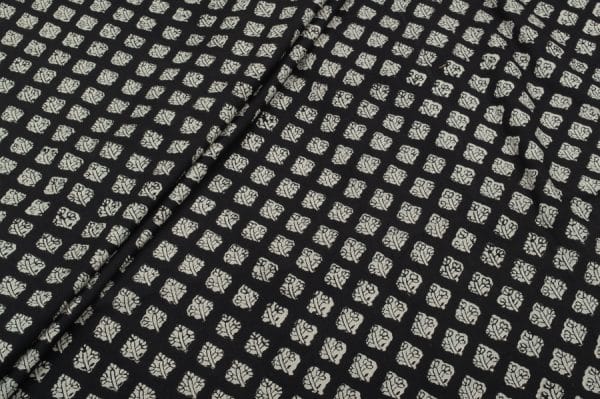 Pure Cotton Bagru Handblock Printed Fabric