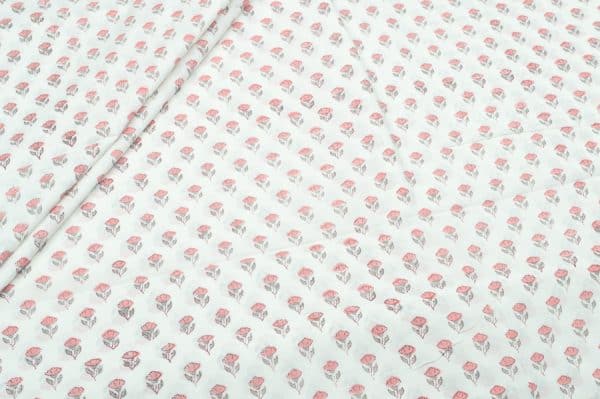 Pure Soft Cotton HandBlock Printed Fabric