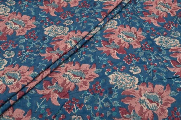 Pre-Cut 1.20m Pure Soft Cotton HandBlock Printed Fabric
