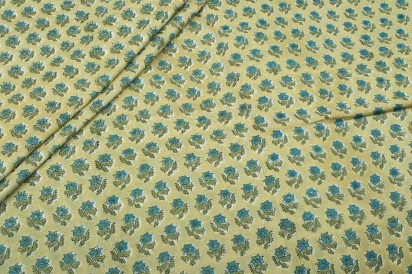 Pure Soft Cotton HandBlock Printed Fabric