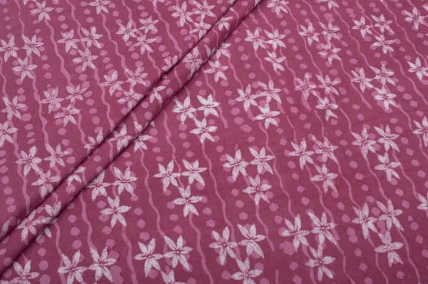Pre-Cut 1.70m Pure Cotton Bagru Handblock Printed Fabric