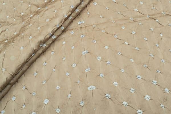 Pre-Cut 1.30m Bandhani Tie Dye Soft Modal Silk Fabric