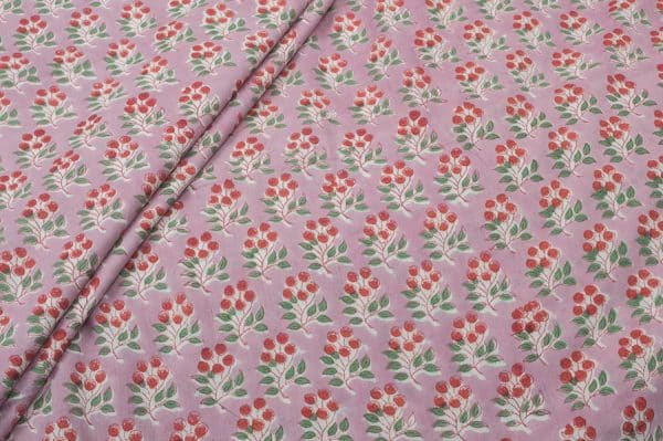 Pure Soft Cotton HandBlock Printed Fabric