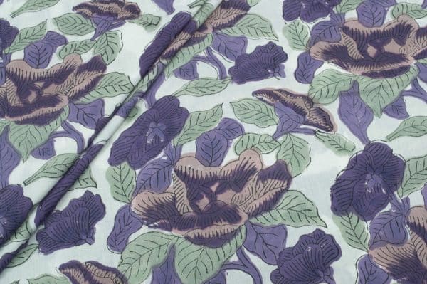 Pure Soft Cotton HandBlock Printed Fabric