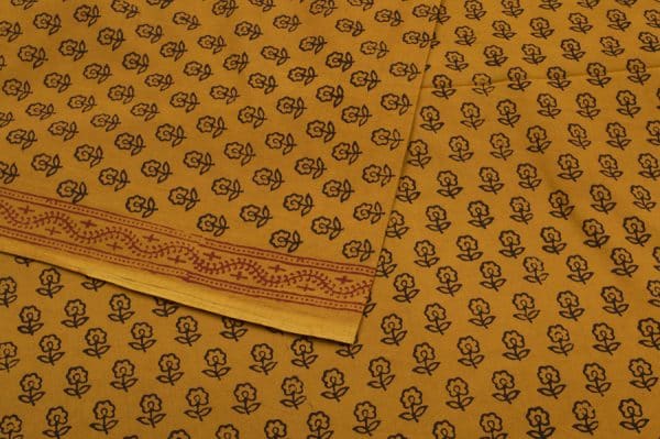 Pre-Cut 2.35m Bagh Premium Cotton Handblock Printed Fabric