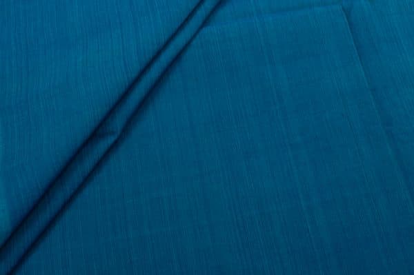 Pre-Cut 1.60m Bahama Blue Handwoven Mangalgiri 100% Pure Cotton Fabric