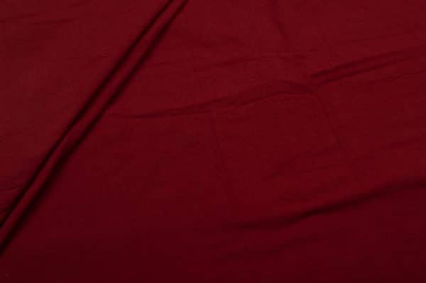 Rosewood Red Plain Dyed Pure Soft Cotton Fabric