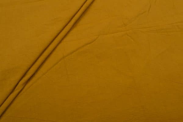 Pre-Cut 2.35m Ochre Yellow Plain Dyed Pure Soft Cotton Fabric