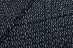 Black Mercerised Fine Handloom Ikkat Tie-Dye Pure Soft Cotton Fabric