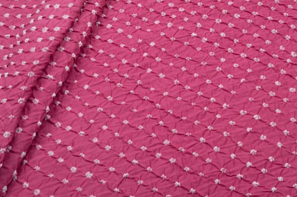 Bandhani Tie Dye 100% Pure Soft Cotton Satin Finish Fabric