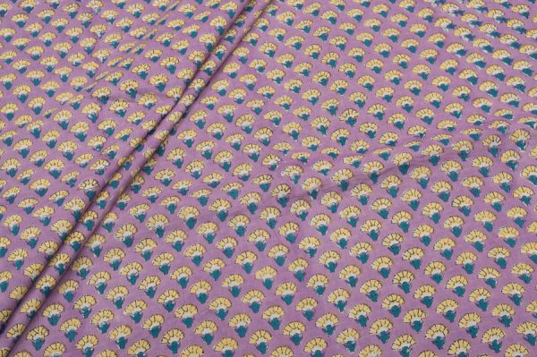 Pure Soft Cotton HandBlock Printed Fabric