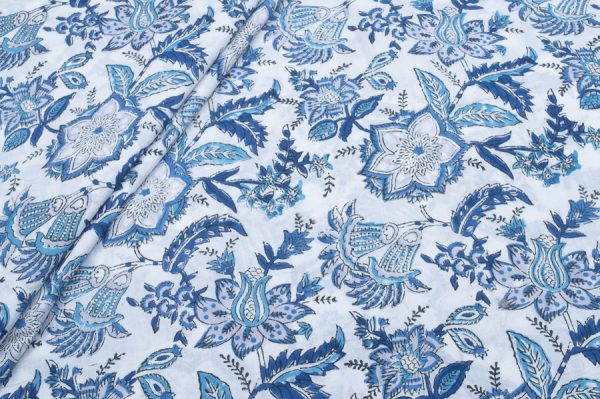 Pre-Cut 2.20m Pure Soft Cotton HandBlock Printed Fabric