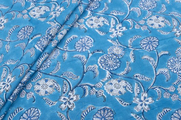 Pure Soft Cotton HandBlock Printed Fabric