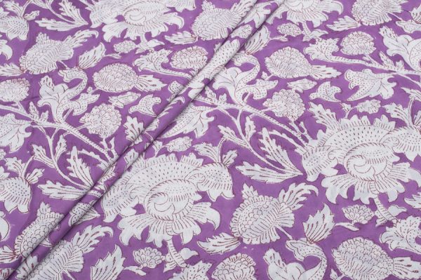 Pre-Cut 2m Pure Soft Cotton HandBlock Printed Fabric