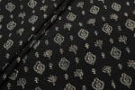 Natural Brown Dye Intricate Handblock Ajrakh Printed Cotton Fabric